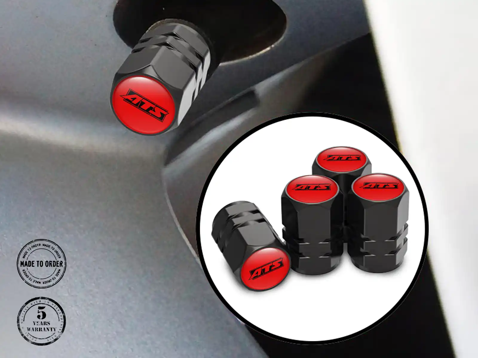ATS Wheel Valve Covers for Bike Stylish Edition